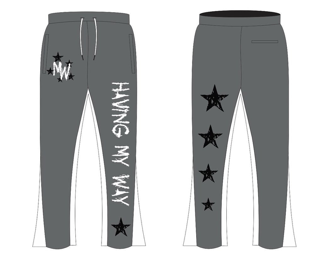 “Having My Way” Flared joggers